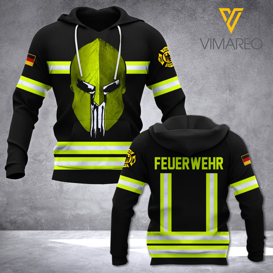 GERMAN FIREFIGHTER HOODIE 3D PRINTED APR-HQ29