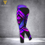 Hair Stylist's wife-I'm Not Spoiled Criss-Cross Open Back Camisole Tank Top Legging