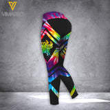 April girl beautyful ray of freaking sunshune Criss-Cross Open Back Camisole Tank Top Legging