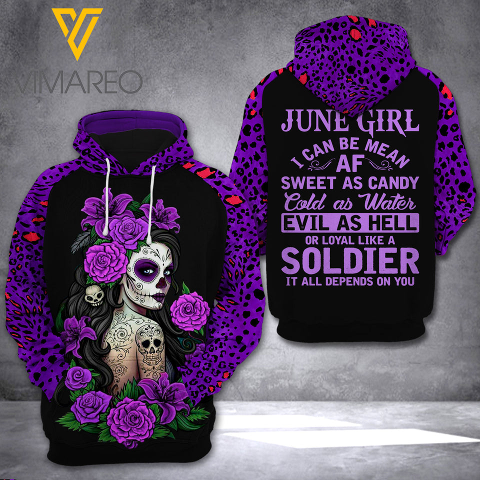 JULY GIRL HOODIE 3D PRINTED LC