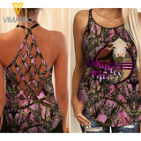 COUNTRY GIRL CRISS-CROSS OPEN BACK CAMISOLE TANK TOP