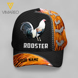 PERSONALIZED ROOSTER PEAKED CAP 3D