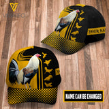 PERSONALIZED ROOSTER PEAKED CAP 3D