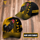 PERSONALIZED ROOSTER PEAKED CAP 3D