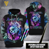 AUGUST GIRL CUSTOMIZE HOODIE 3D PRINTED