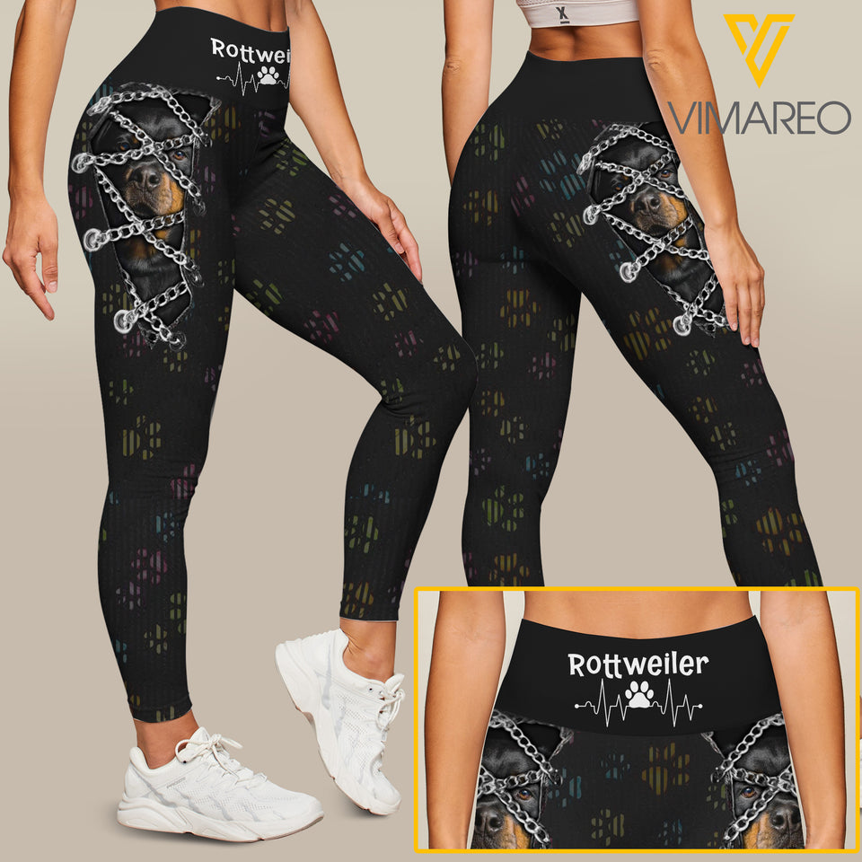ROTTWEILER DOG LEGGING 3D PRINTED