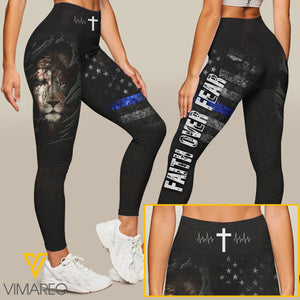 THIN BLUE LINE LEGGING 3D PRINTED