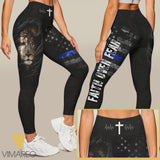 THIN BLUE LINE LEGGING 3D PRINTED