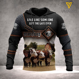 HEREFORF CATTLE HOODIE 3D PRINTED LC