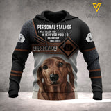 DACHSHUND DOG HOODIE 3D LC
