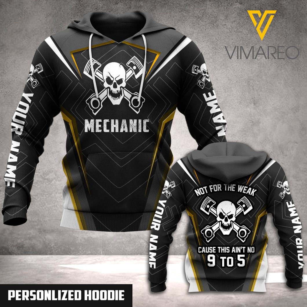 PERSONALIZED MECHANIC CUSTOMIZE HOODIE 3D PRINTED LC