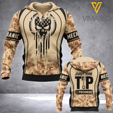 PERSONALIZED MECHANIC CUSTOMIZE HOODIE 3D PRINTED LC