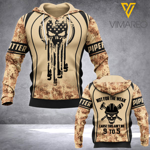 PERSONALIZED PIPEFITTER HOODIE 3D PRINTED LC