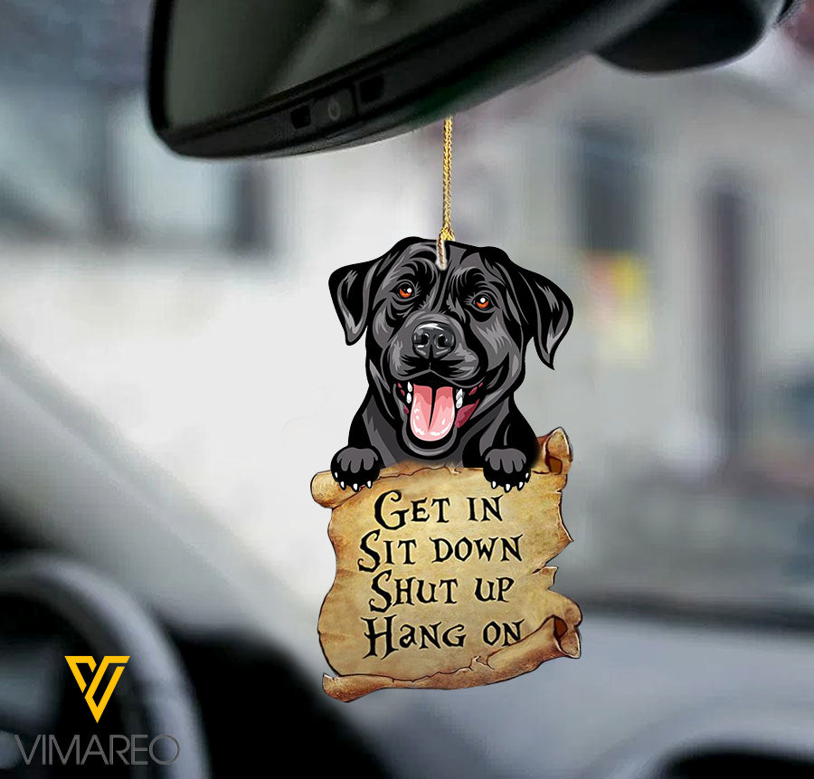 LABRADOR DOG CAR HANGING ORNAMENT