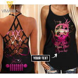 JEEP GIRL CRISS-CROSS CUSTOMIZE TANK TOP/LEGGING