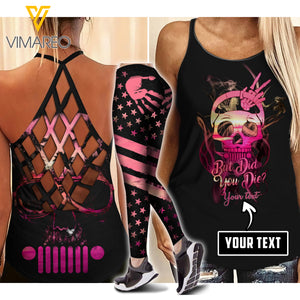 JEEP GIRL CRISS-CROSS CUSTOMIZE TANK TOP/LEGGING
