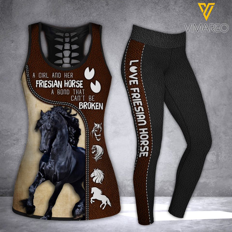 FRIESIAN HORSE COMBO TANK+LEGGING 3D PRINTED LC