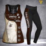 SAMOYED DOG COMBO TANK+LEGGING 3D PRINTED LC