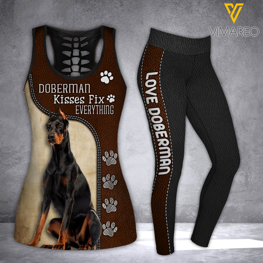 DOBERMAN DOG COMBO TANK+LEGGING 3D PRINTED LC
