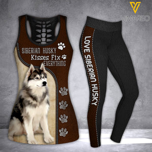 HUSKY DOG COMBO TANK+LEGGING 3D PRINTED LC