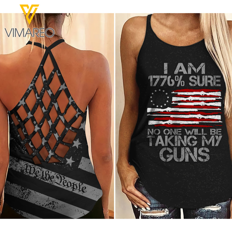 WE THE PEOPLE CRISS-CROSS OPEN BACK CAMISOLE TANK TOP