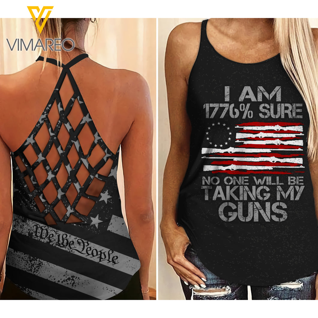 WE THE PEOPLE CRISS-CROSS OPEN BACK CAMISOLE TANK TOP
