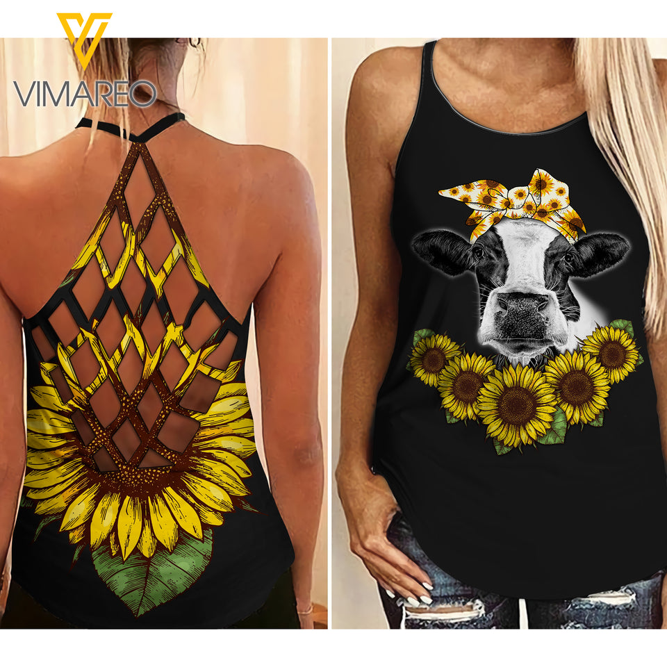 DAIRY CATTLE CRISS-CROSS TANK TOP