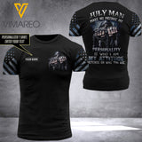 JULY MAN CUSTOMIZE T-SHIRT 3D PRINTED