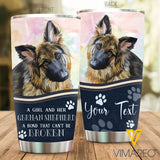 PERSONALIZED GERMAN SHEPHERD DOG TUMBLER
