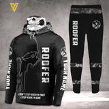 PERSONALIZED ROOFER CUSTOMIZE MASK HOODIE COMBO 3D PRINTED LC