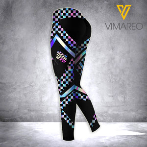 RACING GIRL CRISS-CROSS TANK TOP LEGGING
