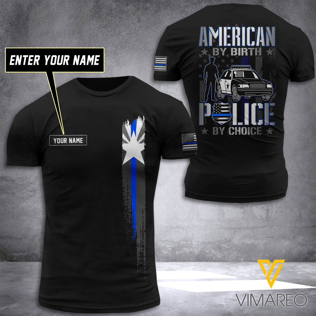 CUSTOMIZED ARIZONA BLUE LINE 3D PRINTED TSHIRT YYTT