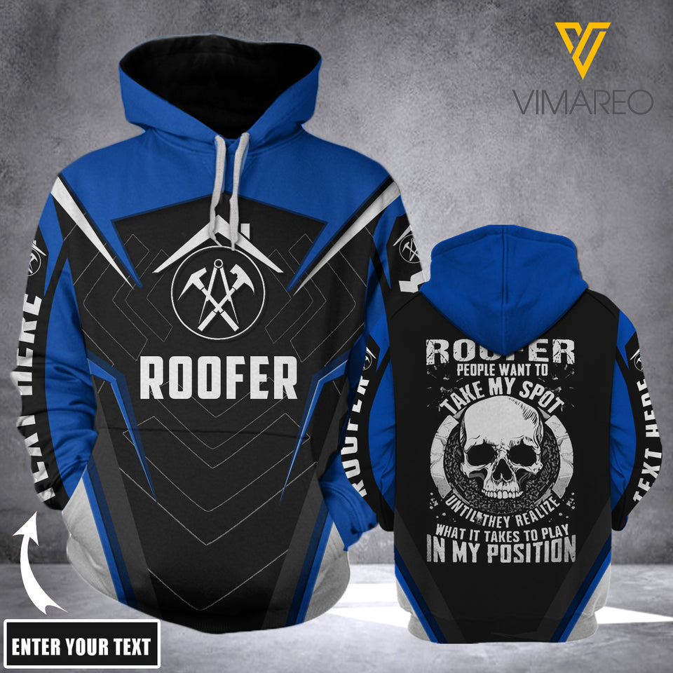 NY ROOFER  PEOPLE WANT TO TAKE MY SPOT HOODIE 3D PRINTED  JANHQ21