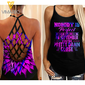 SEPTEMBER GIRL Criss-Cross Open Back Camisole Tank Top YYTT