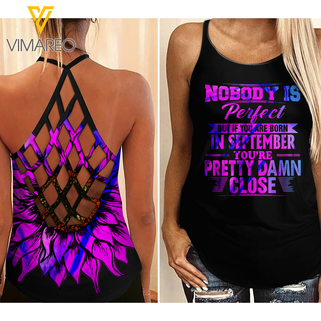 SEPTEMBER GIRL Criss-Cross Open Back Camisole Tank Top YYTT