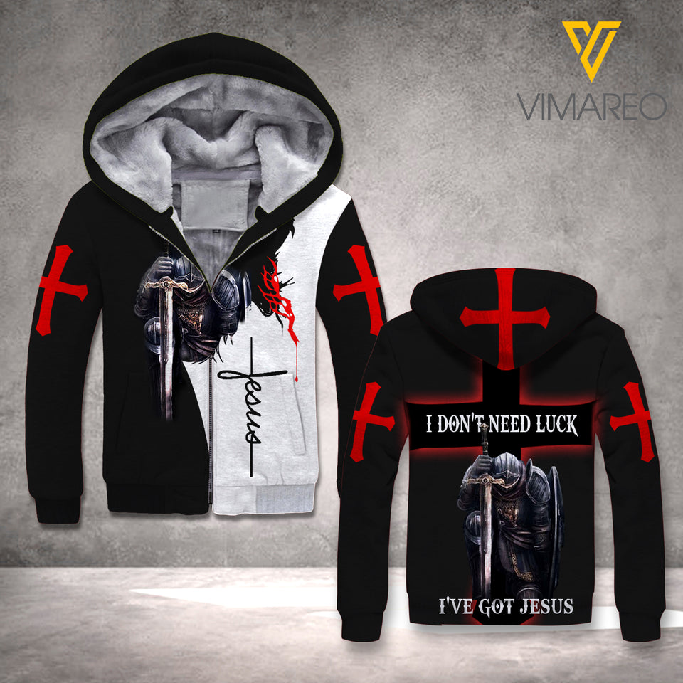 I HAVE GOT JESUS FLEECE HOODIE 3D PRINTED 1802 NY