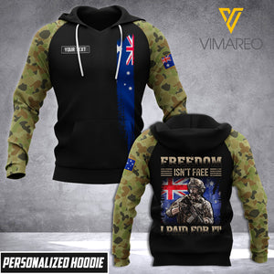 VMVH CUSTOMIZE AUSTRALIA Army hoodie + tshirt 3d all print 0303 HVQ