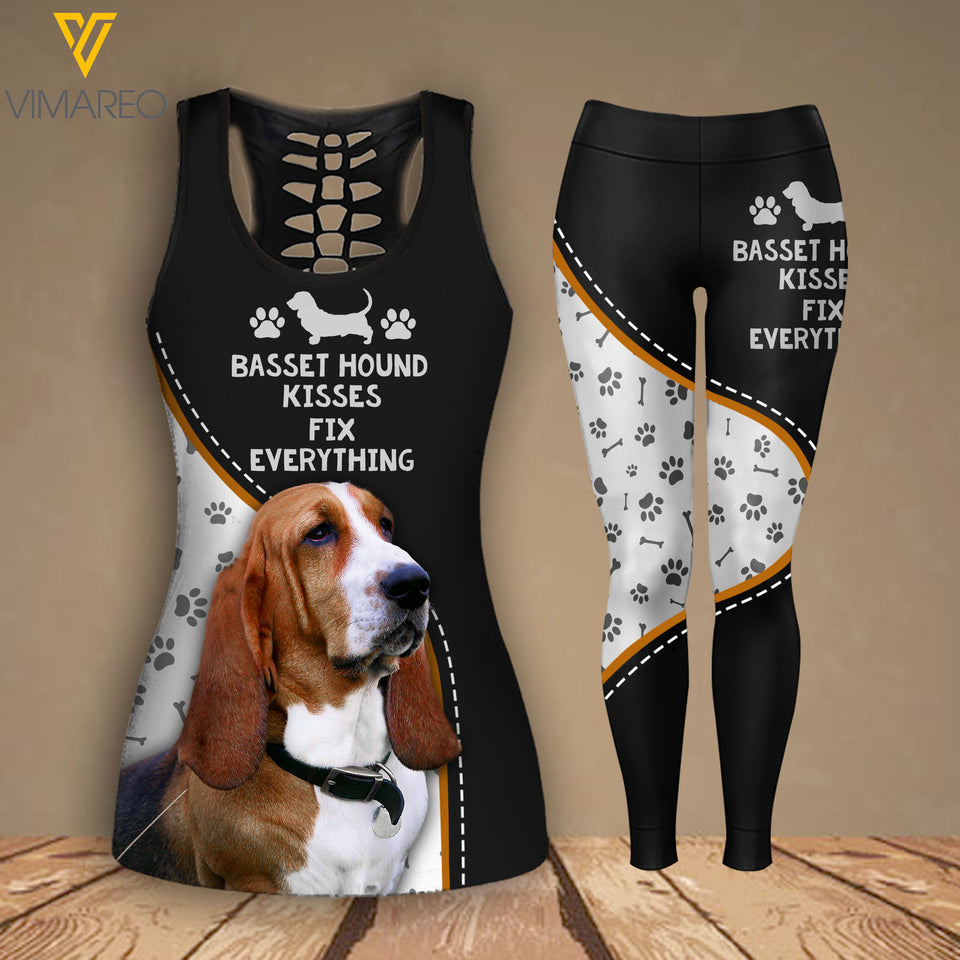 VMVH Basset Hound COMBO TANK+LEGGING 3D PRINTED 0503 HVQ
