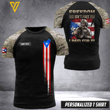 VMVH CUSTOMIZE  Puerto rico army hoodie + tshirt 3d all print 0303 HVQ
