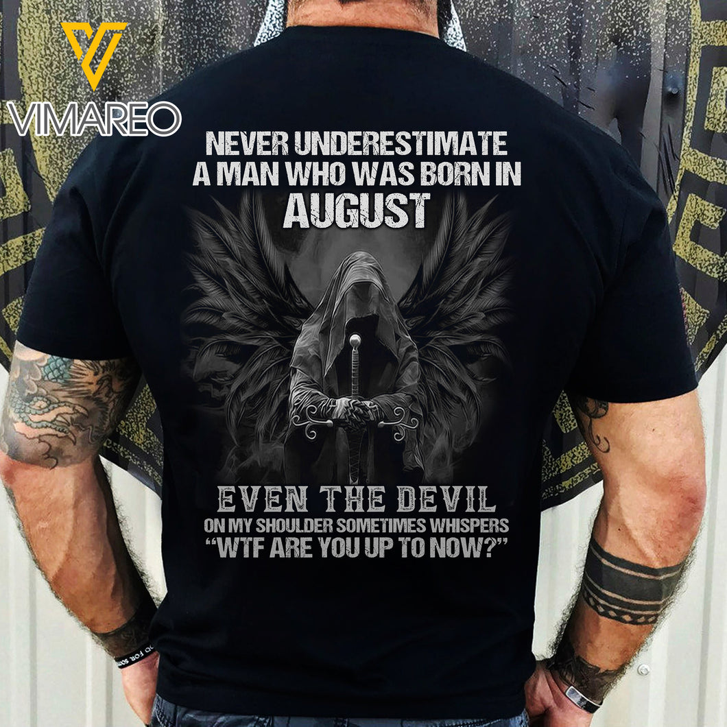 August man Tshirt 3d all print 2906TH