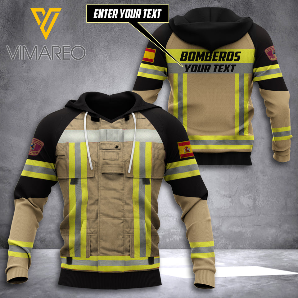CUSTOMIZE Firefighter Spain HOODIE 3D ALL PRINT 2204NGBTH