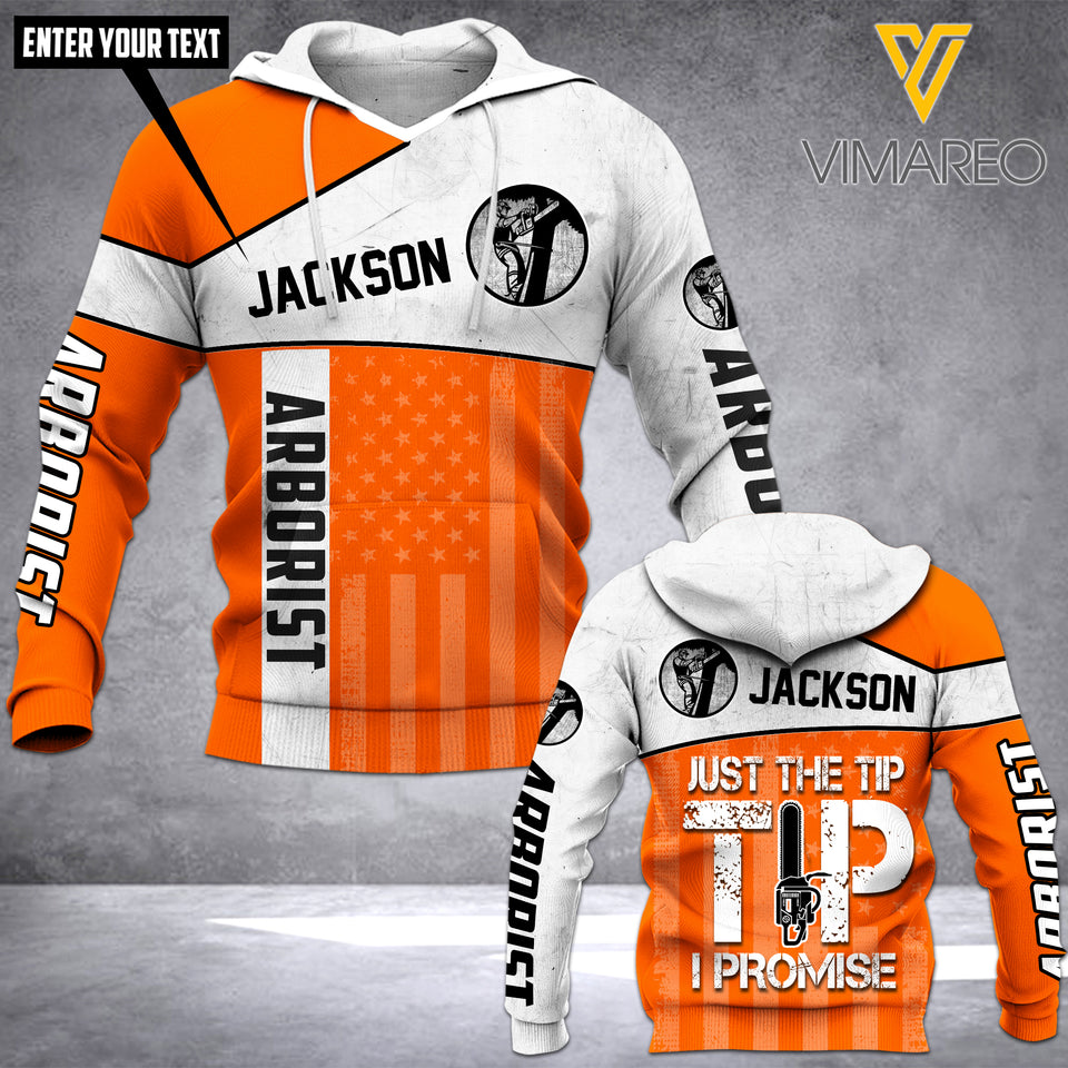 Customized Arborist  3D Printed Hoodie 1205NGBTQ