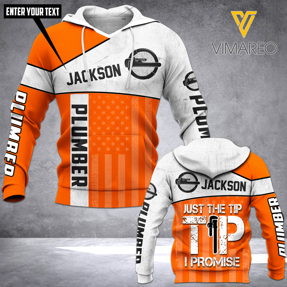 Customized Plumber 3D Printed Hoodie 1305NGBTQ