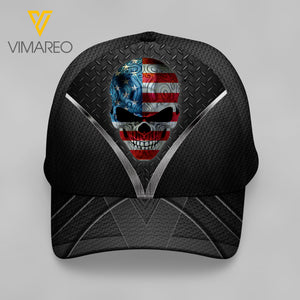 VMVH SKULL USA Peaked cap 3D 0603 HTQ