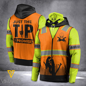 VH Arborist mask HOODIE 3D ALL PRINT 2002 PDT