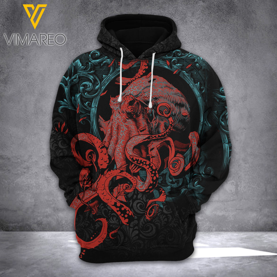 VH OCTOPUS hoodie 3d all print 2302 PDT