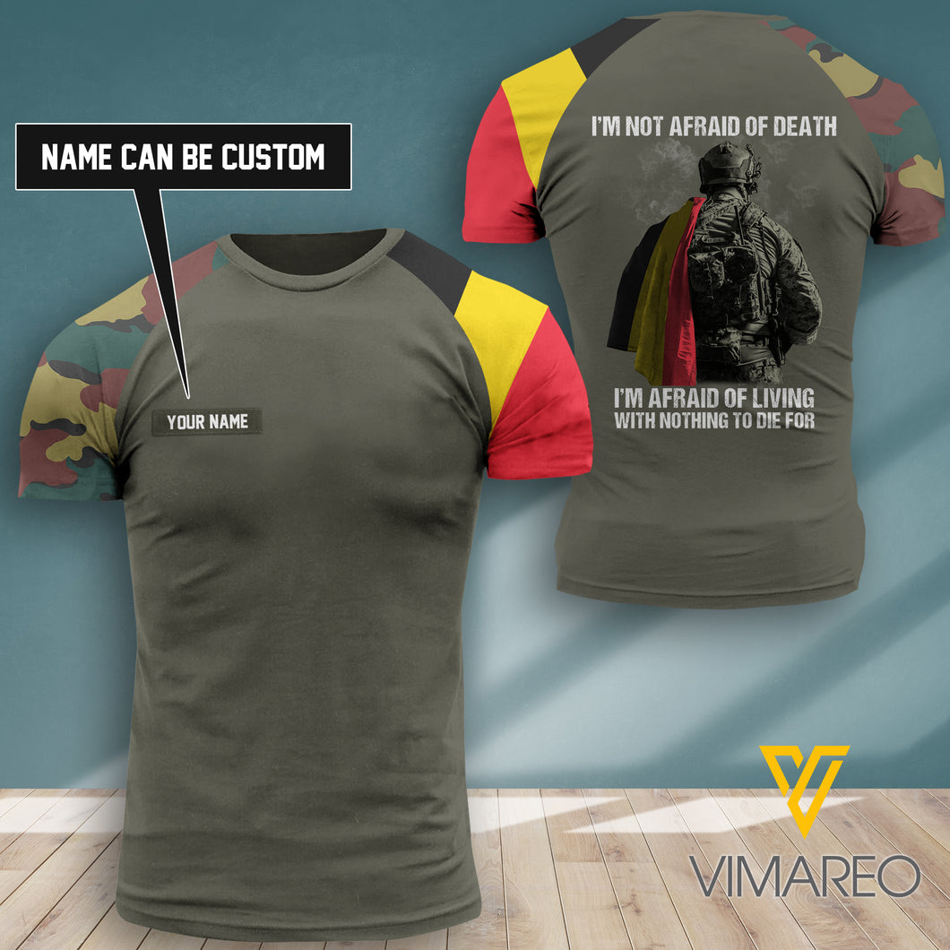 Customized Belgium 3D PRINTED SHIRT 2207TH