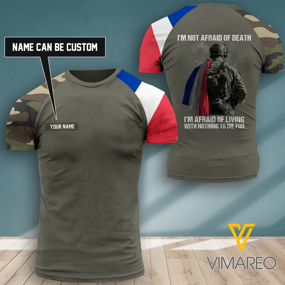 Customized France 3D PRINTED SHIRT 2307TH