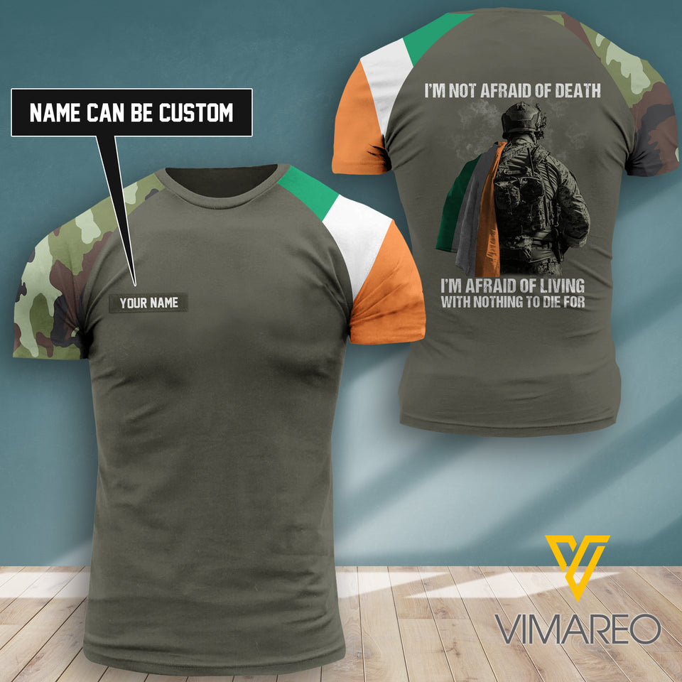 Customized Ireland 3D PRINTED SHIRT 2307TH