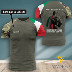 Customized Italy 3D PRINTED SHIRT 2007TH